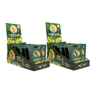 Caramelle perle di lumì box con 2 espositori da 14 doypack cad - gusto limone