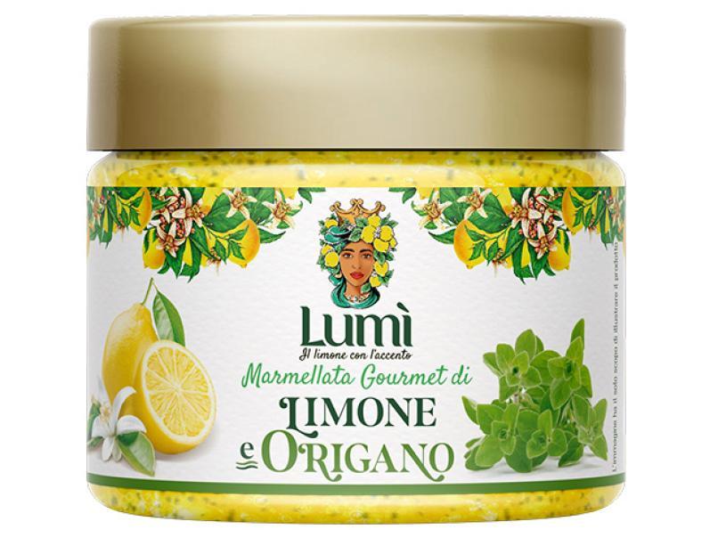 Marmellata gourmet Lumi di limone e origano vasetto da 120 gr