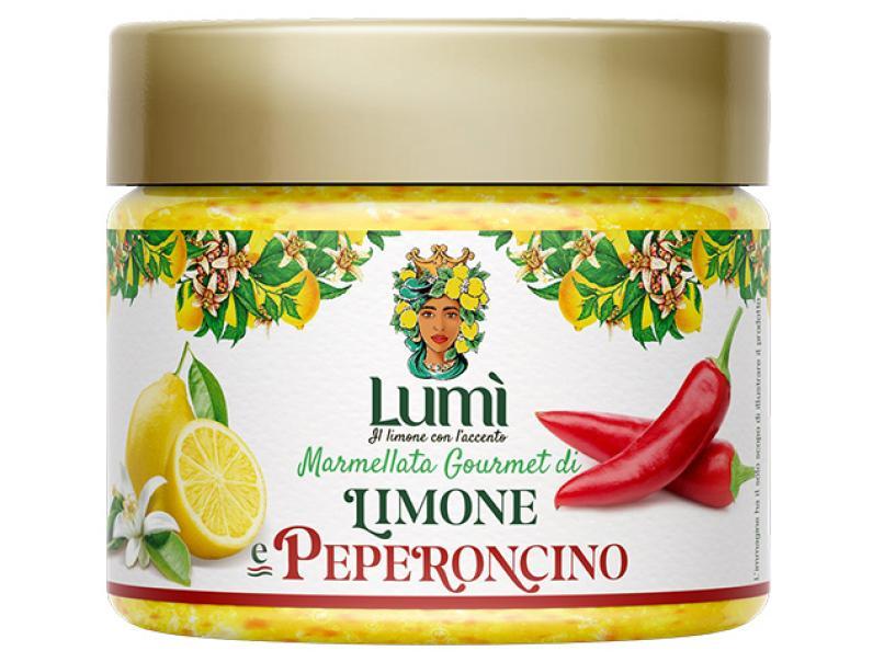 Marmellata gourmet Lumi di limone e peperoncino vasetto da 120 gr