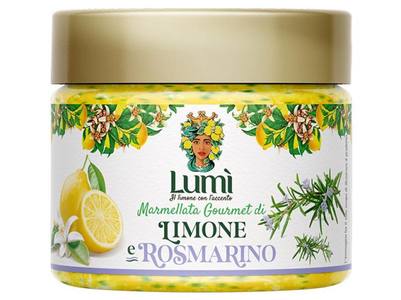 Marmellata gourmet Lumi di limone e rosmarino vasetto da 120 gr