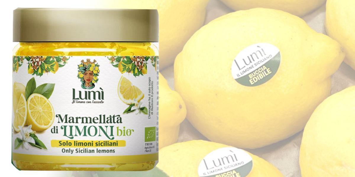 Marmellata di limone BIO Lumi - Ricetta tradizionale - Vasetto da 310gr