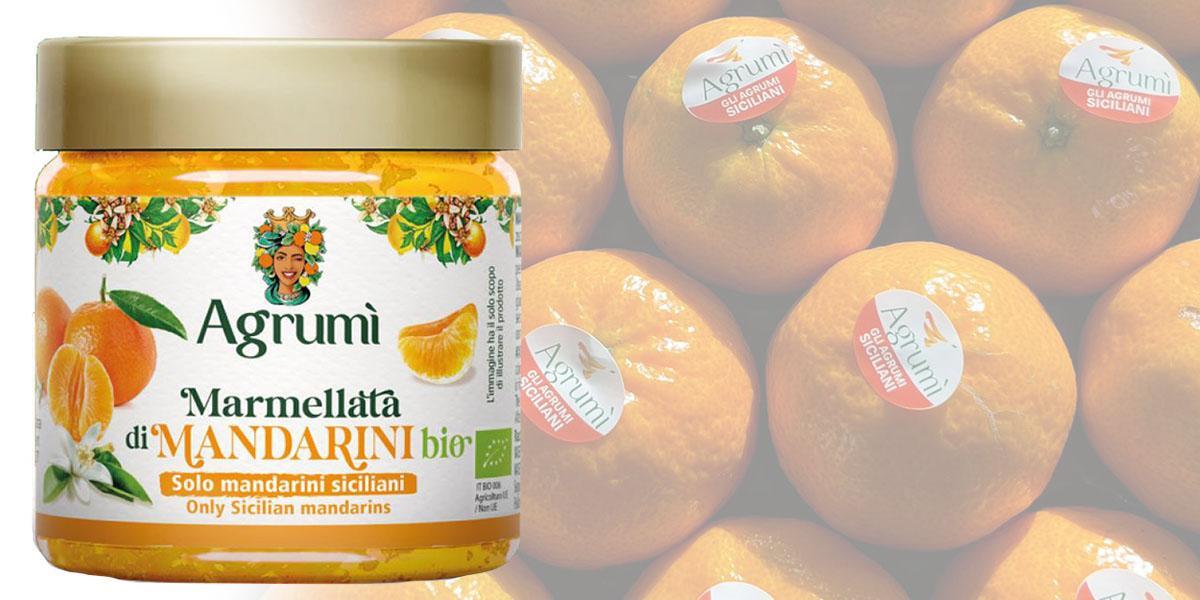 Marmellata di mandarini BIO Agrumi - Ricetta tradizionale - Vasetto da 310gr.