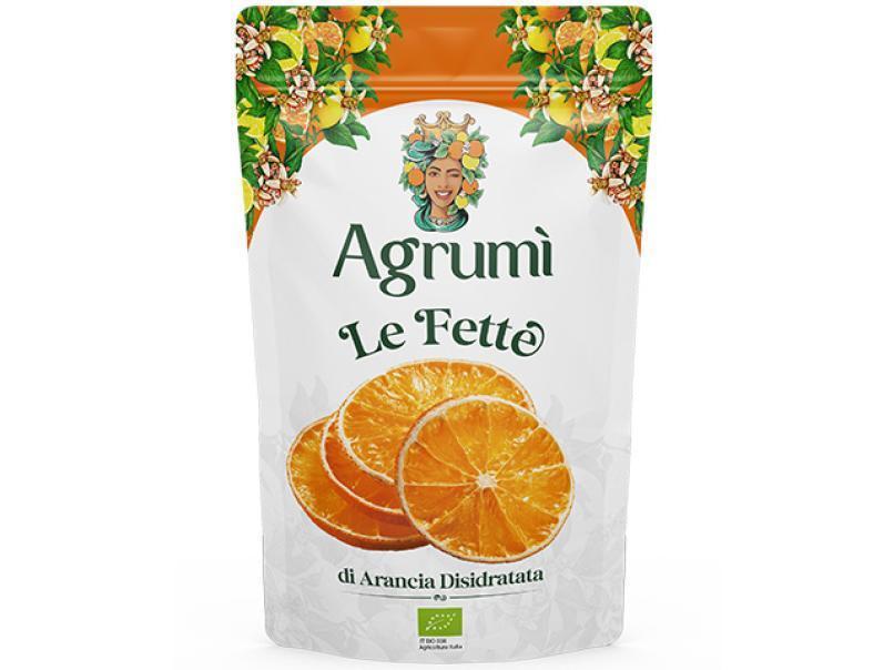 Fette disidratate di arance BIO Agrumi - Confezione da 12 sacchetti da 20gr