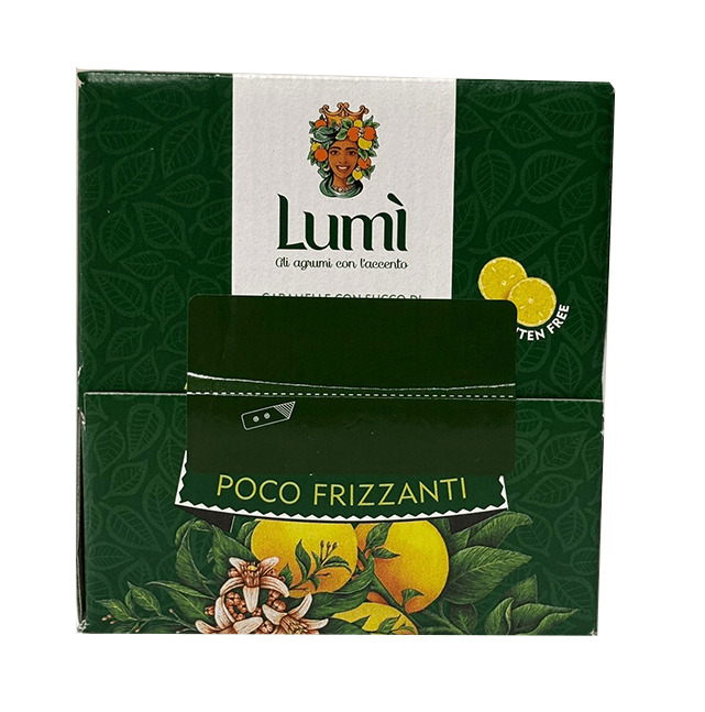 Caramelle Perle di Lumi bocca di lupo 600gr - Gusto Limone