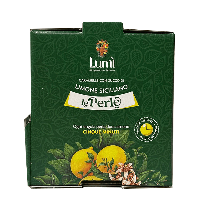Caramelle Perle di Lumi bocca di lupo 600gr - Gusto Limone