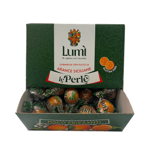 Caramelle perle di lumì bocca di lupo 600gr - gusto arancia